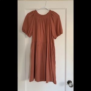 Target pink gauze 100% cotton dress - with pockets!